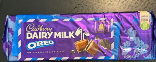Cadbury Dairy Milk Oreo chocolate bar